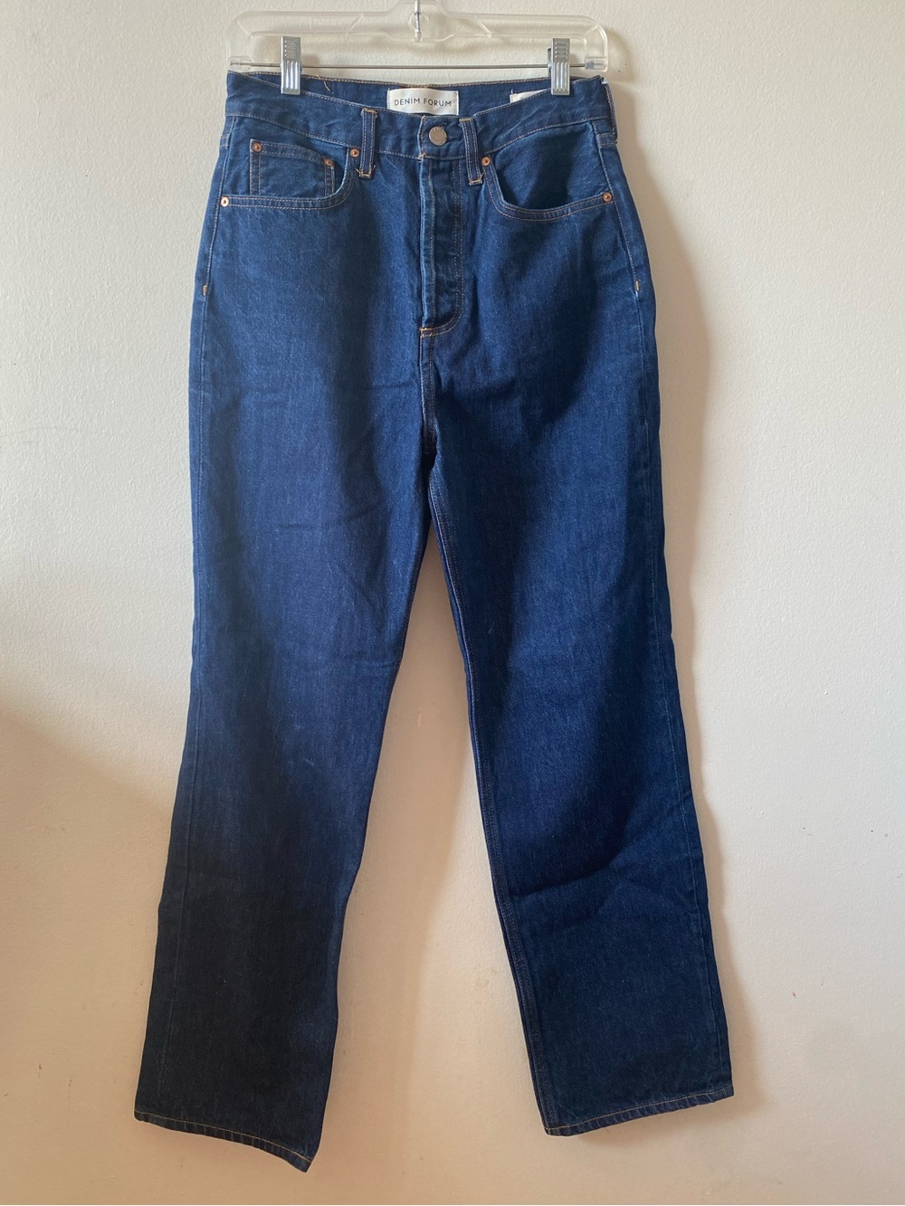 Denim Forum The Joni High Rise Loose Jean 26, 29L Dark Blue